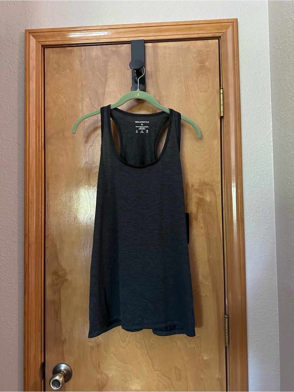 🌵 3/$15 XL Active Women’s charcoal Grey Black Heather Racerback Tank